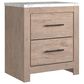 Ashley Senniberg 4-Piece Full Panel Bed Set in Light Brown and White, , large