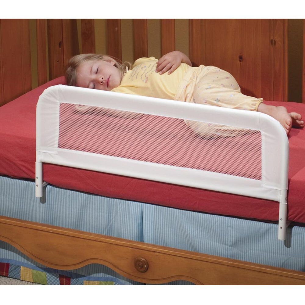 Kidco Inc. Convertible Crib Mesh Bed Rail in White Nebraska Furniture