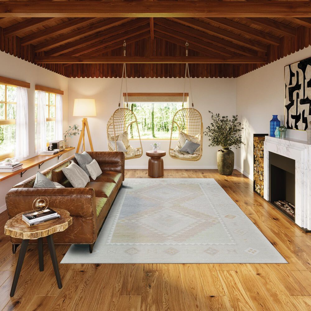 Dalyn Rug Company Phoenix Bohemian 5&#39; x 7&#39;6&quot; Ivory Indoor/Outdoor Area Rug, , large