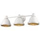 Golden Lighting Bartlett FW 3-Light Bath Vanity in French White, , large
