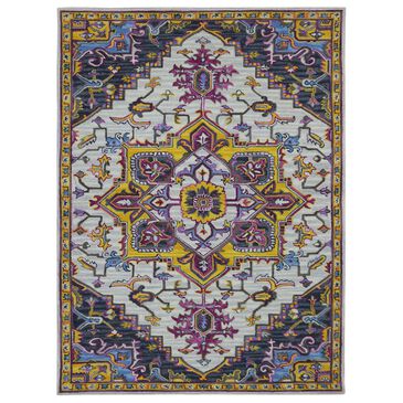 Amer Rugs Boho 8" x 11" Yellow and Pink Area Rug, , large