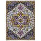 Amer Rugs Boho 8" x 11" Yellow and Pink Area Rug, , large