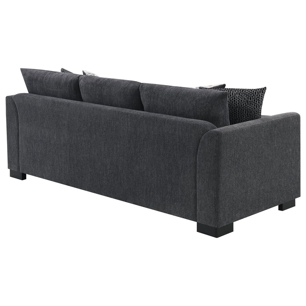 Coaster Storey 2-Piece Stationary Reversible Sleeper Sectional in Dark Grey, , large