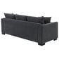 Coaster Storey 2-Piece Stationary Reversible Sleeper Sectional in Dark Grey, , large