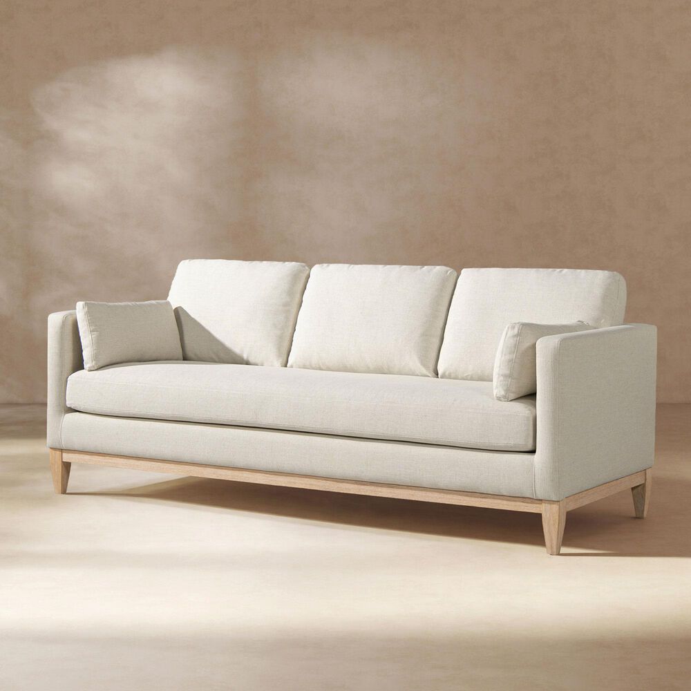 Jennifer Taylor Home Knox Stationary Sofa in Flax White, , large