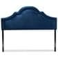Baxton Studio Rita Full Panel Headboard in Blue Velvet, , large