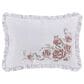 J. Queen New York Estelle 13" x 19" Lumbar Pillow in Blush and Cream, , large