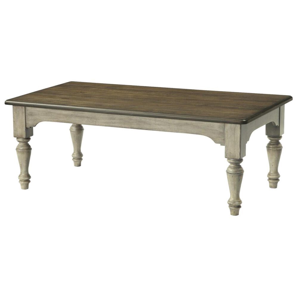 Flexsteel Plymouth Cocktail Table in Whitewash, , large
