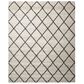Nourison Brisbane BRI03 8"2" x 10" Ivory and Charcoal Area Rug, , large