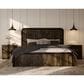 Fallridge Mezquite King Bed with Two Nightstands in Black Natural Grain, , large