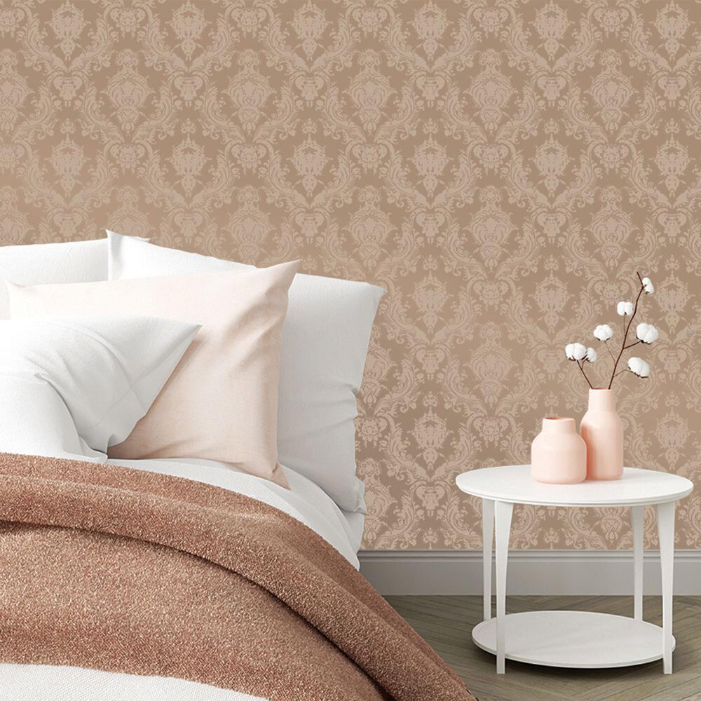 Tempaper Damsel 28 sq. ft. Peel & Stick Wallpaper in Bisque NFM