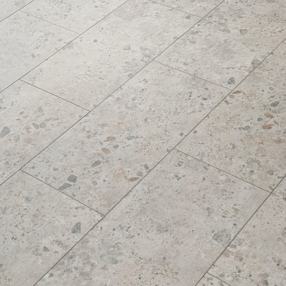COREtec Balanced Retreat Morning Fog Terrazzo 12" x 24" Luxury Vinyl Tile, , large