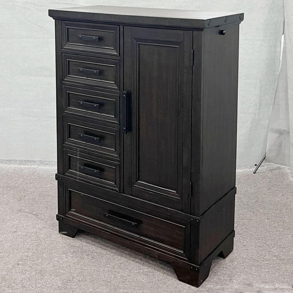 Mayberry Hill Colorado 6 Drawer Door Chest in Charcoal, , large