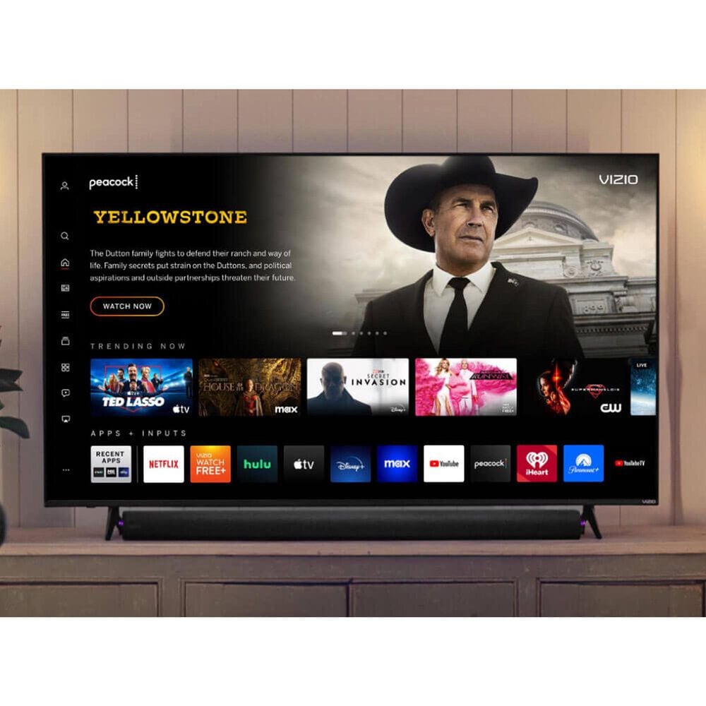 VIZIO 55" Class Quantum 4K QLED - Smart TV with All-in-One Soundbar in Black, , large