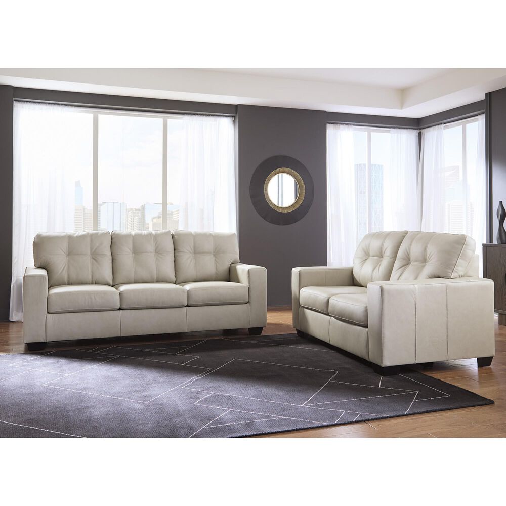 Ashley Santorine Stationary Queen Sofa Sleeper in Bone, , large