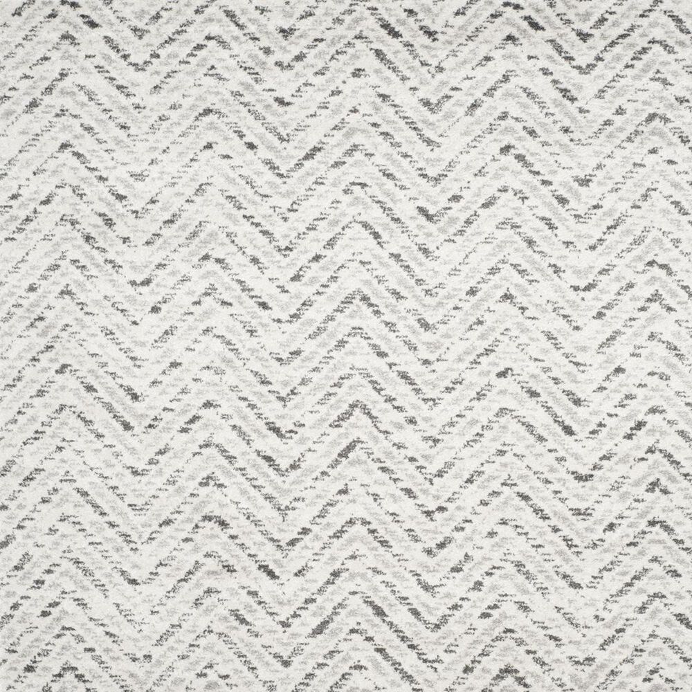 Safavieh Adirondack ADR104N-4 4&#39; x 6&#39; Ivory/Charcoal Area Rug, , large