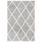 Safavieh Parma Shag PMA515G 2" x 3" Grey and Cream Area Rug, , large