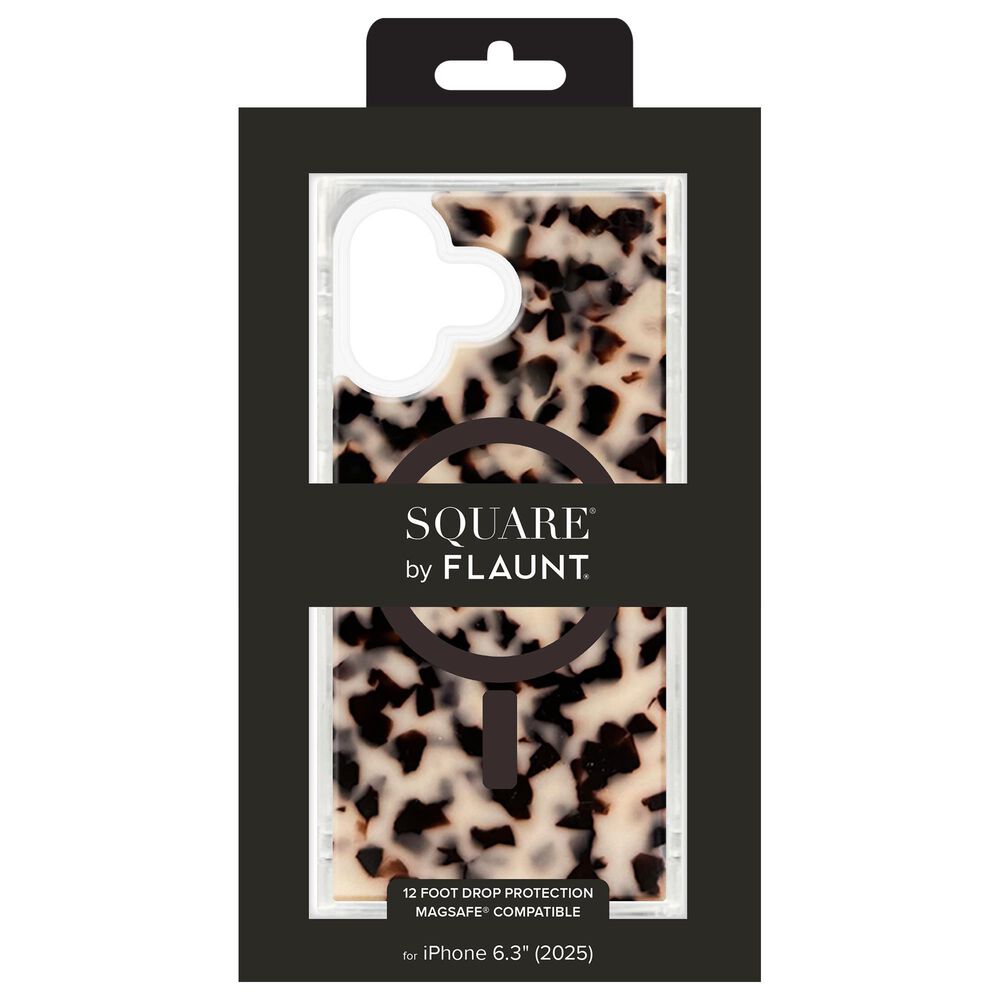 Case-Mate Square MagSafe Case for iPhone 17 in Blonde Tortoise Shell, , large