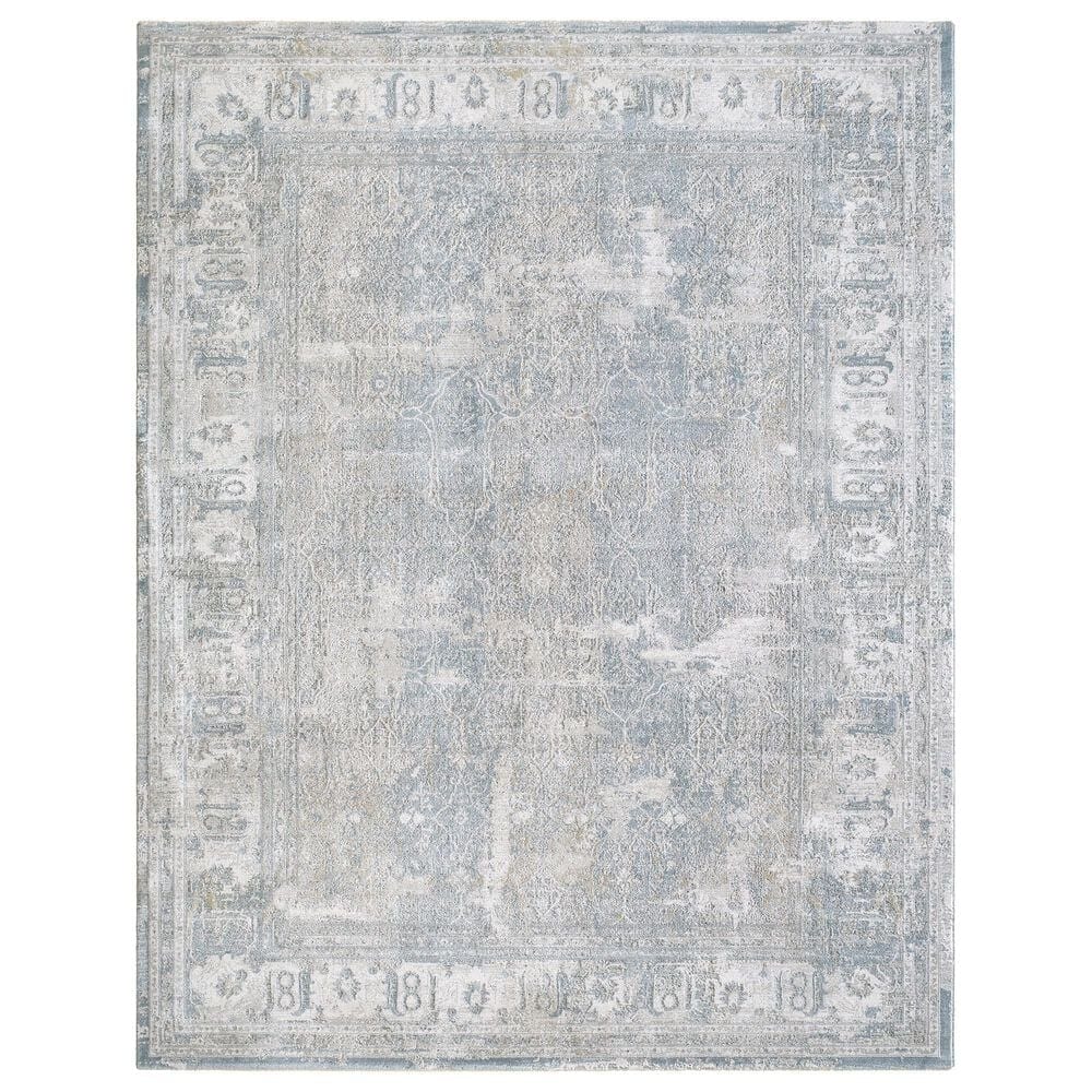 Surya Brunswick Cream, Light Gray, Charcoal, Light Brown and Mustard 9" x 12"2" Area Rug, , large