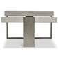 Bernhardt Tempo Cocktail Table in Larza and Satin Nickel, , large