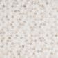 MS International Angora Tibi 1" Hexagon on 12" x 12" Marble Mosaic Sheet, , large