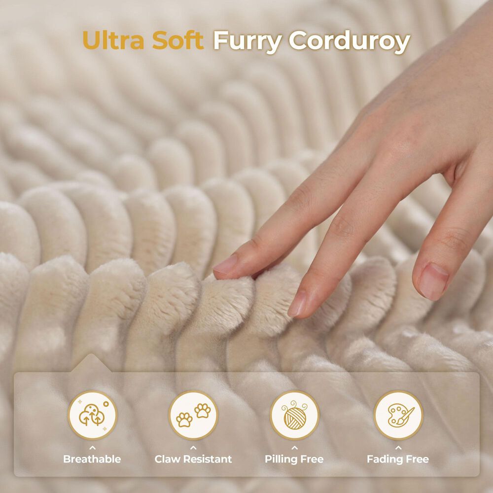 HOMLUX 9-Piece Mod L-Sectional with Chaise in Beige, , large