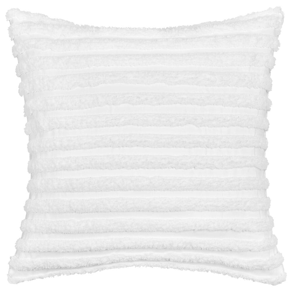 J. Queen New York Darby 20" Square Throw Pillow in White, , large