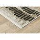 Oriental Weavers Bauer Abstract Geometric 2"3" x 7"6" Beige Runner, , large