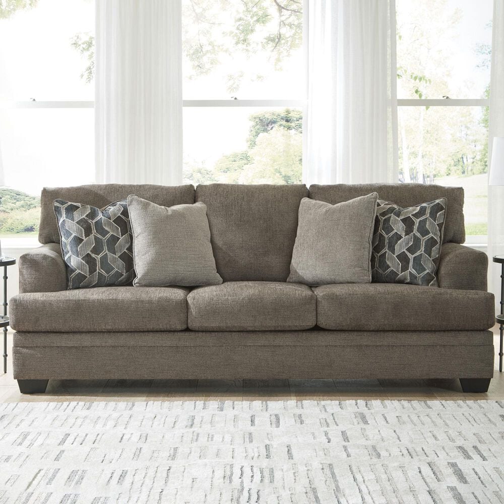 Ashley Stonemeade Stationary Sofa in Nutmeg, , large