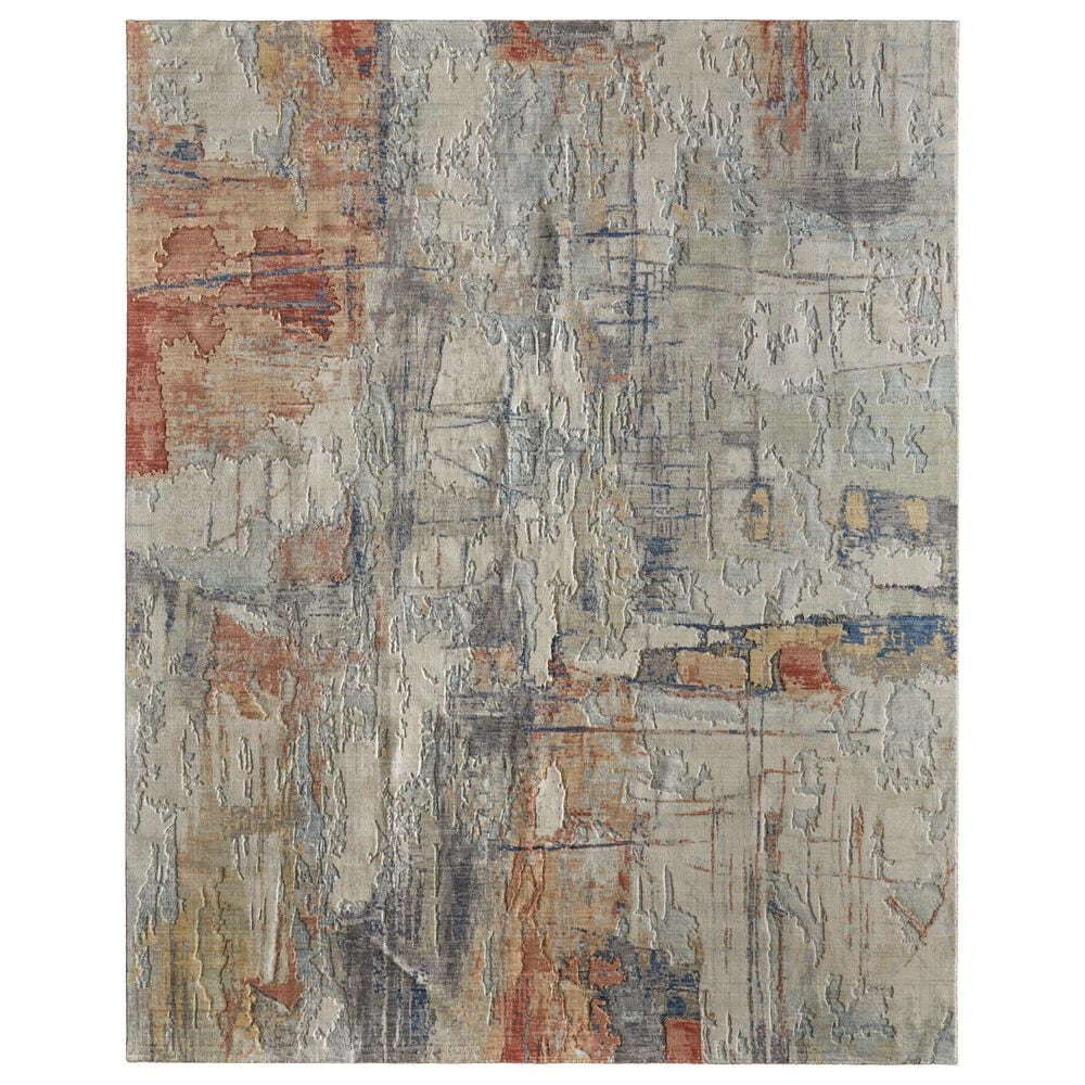 Feizy Rugs Jaxson Ivory and Multi 8" x 10" Area Rug, , large