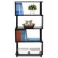 HOMLUX Flexi 5-Tier Rack Bookshelf in Espresso, , large