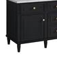 James Martin Vanities Lorelai 60" Double Bathroom Vanity in Black Onyx with 3 cm Eternal Jasmine Pearl Silestone Top, Rectangular Sinks and FreePower Wireless Charger, , large