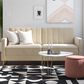 Novogratz Skylar Futon in Ivory Velvet, , large