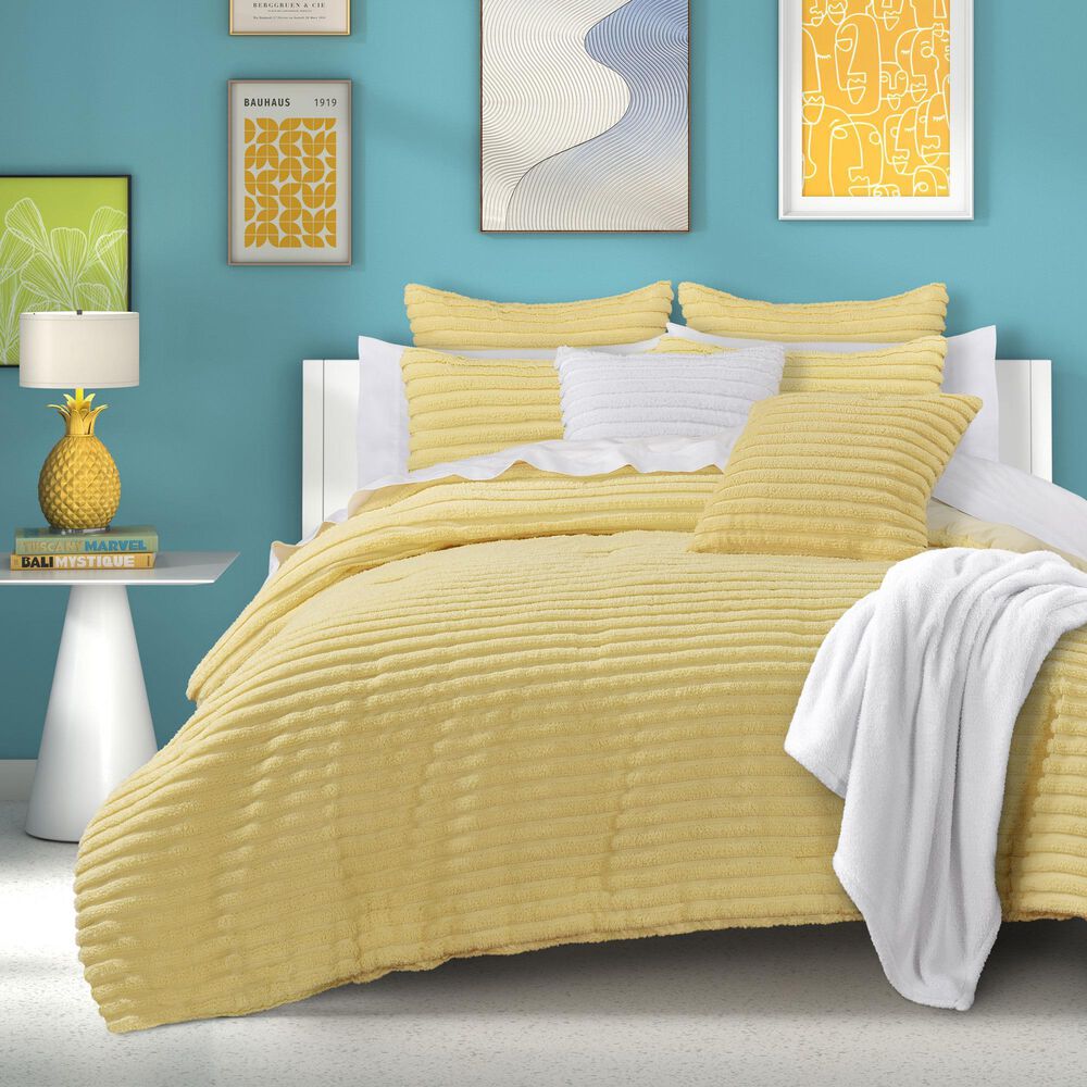 J. Queen Bold Darby 2-Piece Twin/Twin XL Comforter Set in Yellow, , large