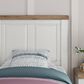 Ashley Rustic Twin Panel Bed in White and Brown, , large