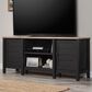 Sauder Cottage Road 59" TV Credenza in Raven Oak and Lintel Oak, , large