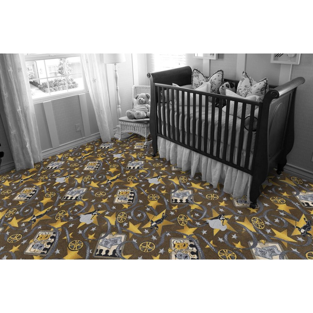 Milliken Brand Code Silver Screen Rough Rider Carpet in Chocolate, , large