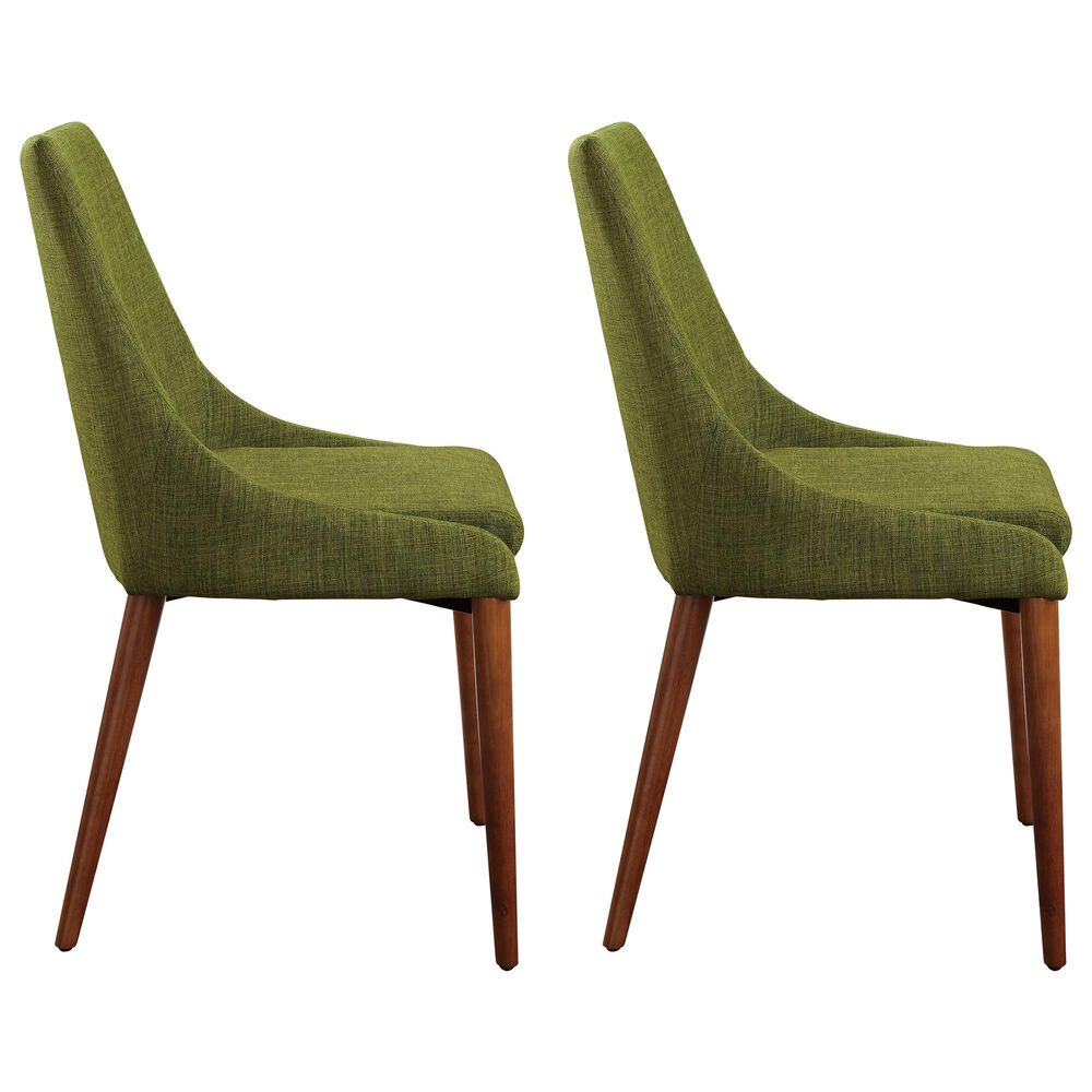 Valor Living Palmer Side Chair with Green Cushion (Set of 2), , large