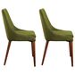 Valor Living Palmer Side Chair with Green Cushion (Set of 2), , large