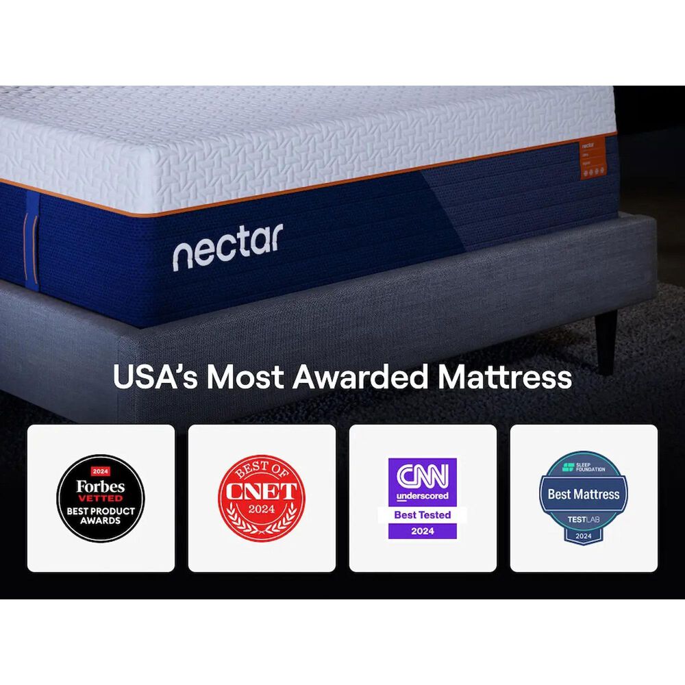 Nectar Ultra Hybrid 5.1 Extra Plush Twin XL Mattress, , large