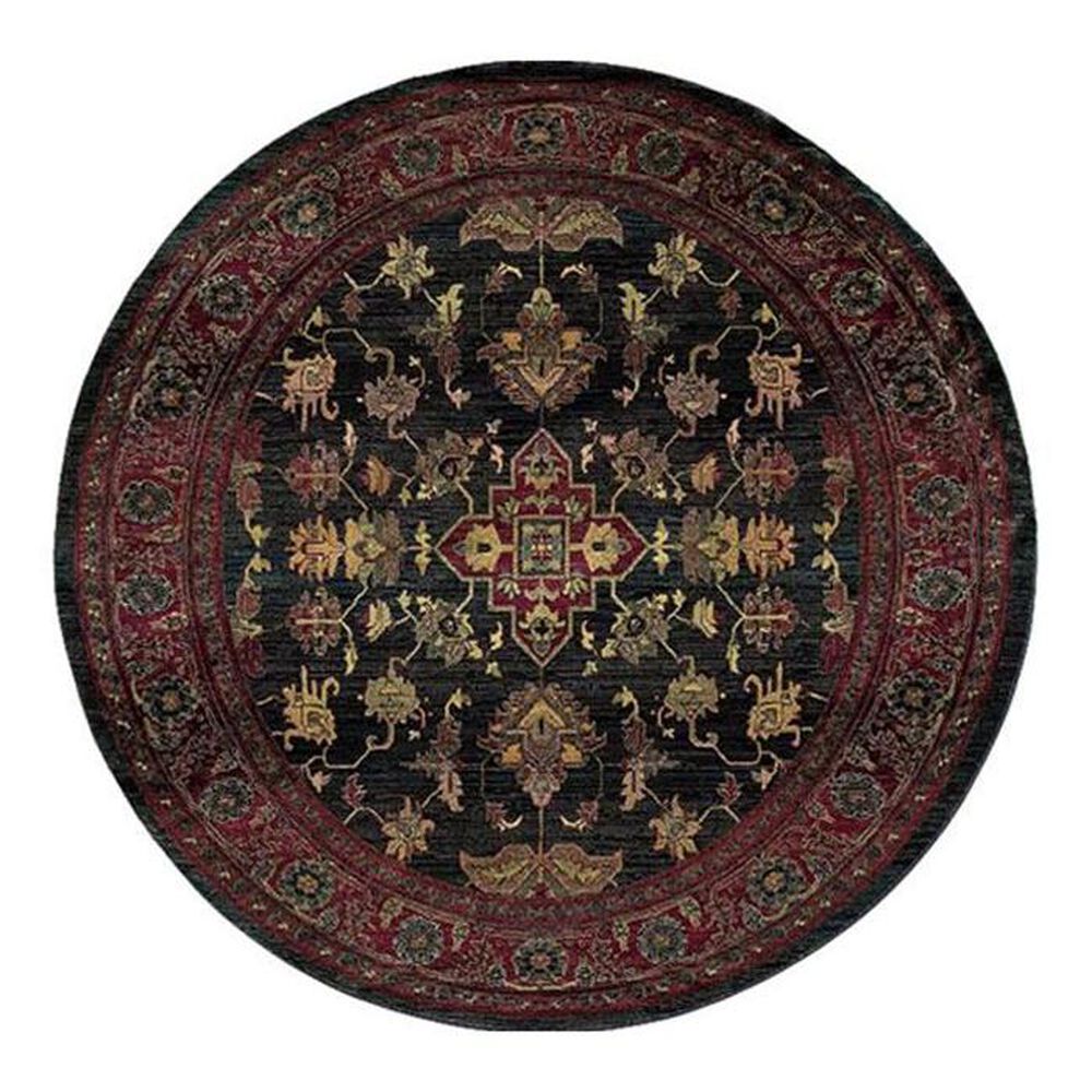 Oriental Weavers Kharma 836F 8' Round Green Area Rug Nebraska