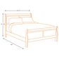 Ashley Alisdair Queen Sleigh Bed in Dark Brown, , large