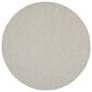 Nourison Courtyard Ivory and Silver 10" Round Indoor/Outdoor Area Rug, , large