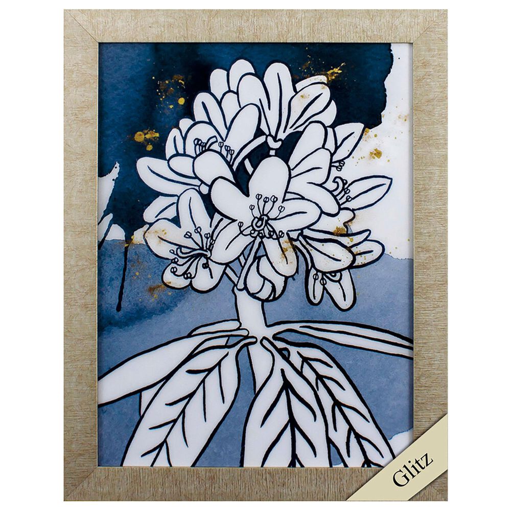 Propac Indigo Blooms II Wall Art in Blue, , large