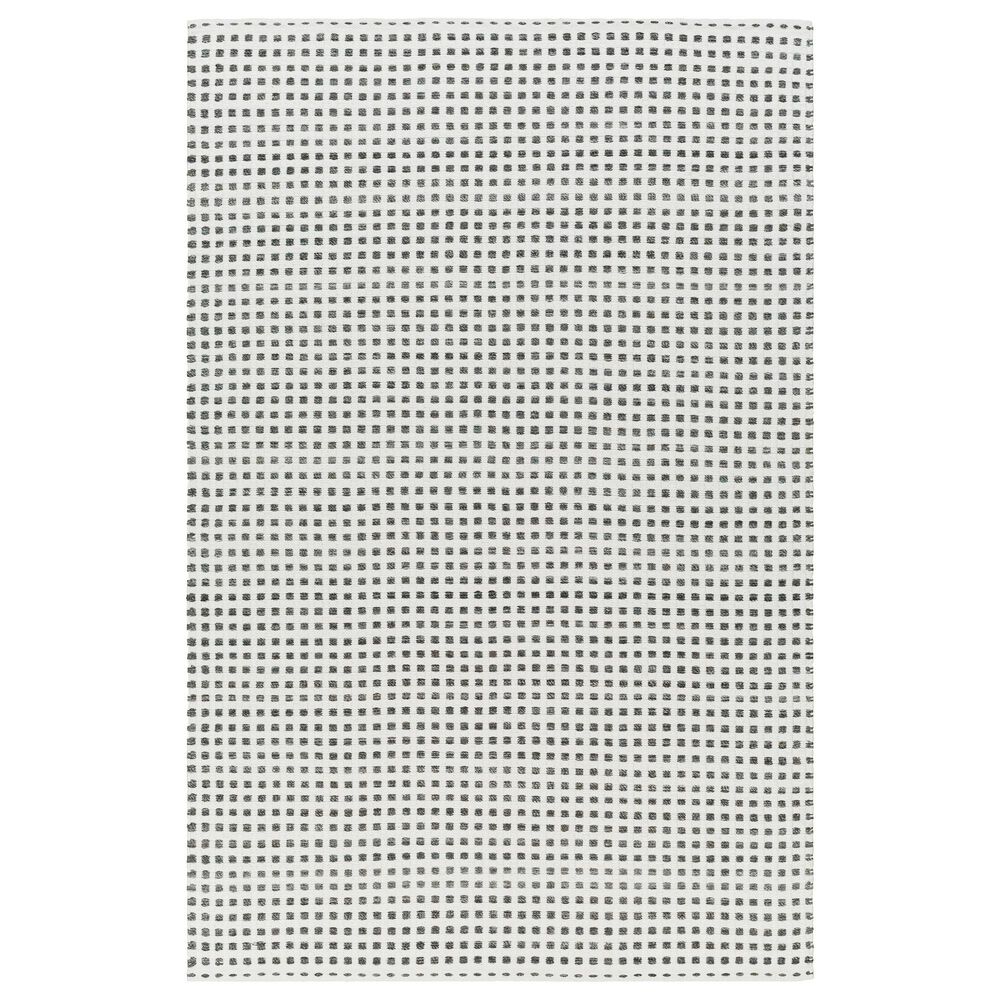 Surya Ariel White and Charcoal 10&#39; x 14 Area Rug, , large