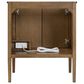 37B Heston 30" Single Bathroom Vanity in Kona with White Composite Stone Top and Backsplash, , large