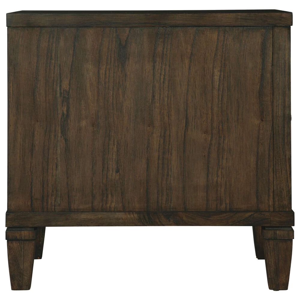 Hekman Linwood 3-Drawer Chairside Chest in Brown, , large
