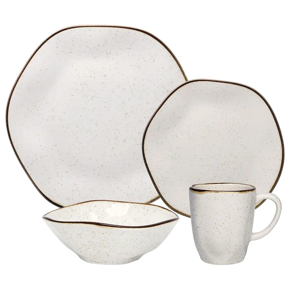 Oxford Ryo Porcelain 16-Piece Dinnerware Set in Sandbar, , large