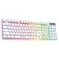 Enhance Theorem 3 Mechanical-Feel Gaming Keyboard in White and Clear, , large