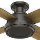 Hunter Dempsey Low Profile 52" Ceiling Fan in Noble Bronze, , large